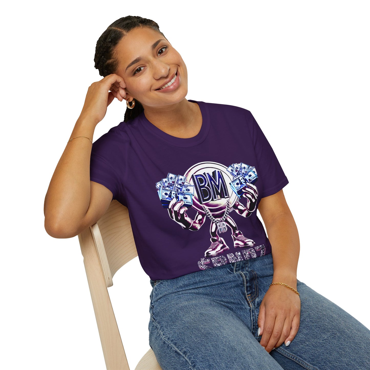 Blue Berry Band Man Unisex Soft style T-Shirt -