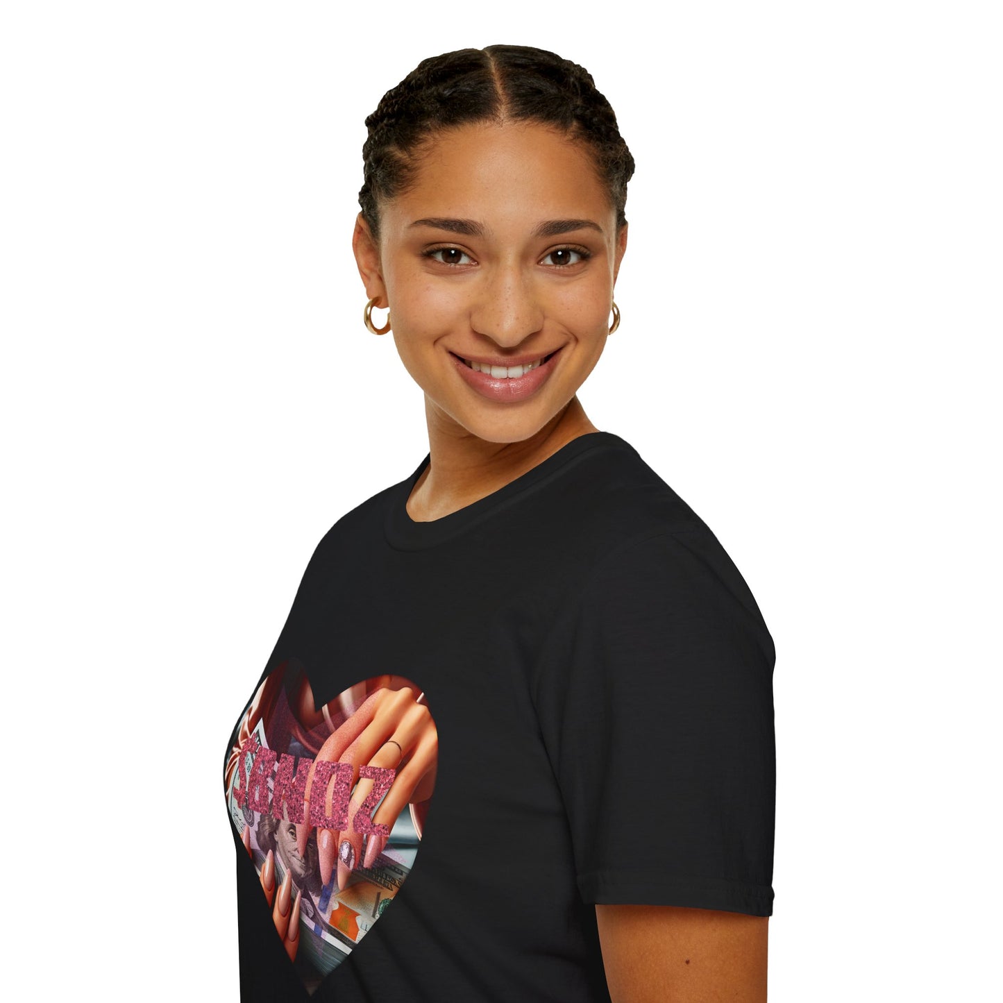 Lady $BNDZ T-Shirt - Heart Design