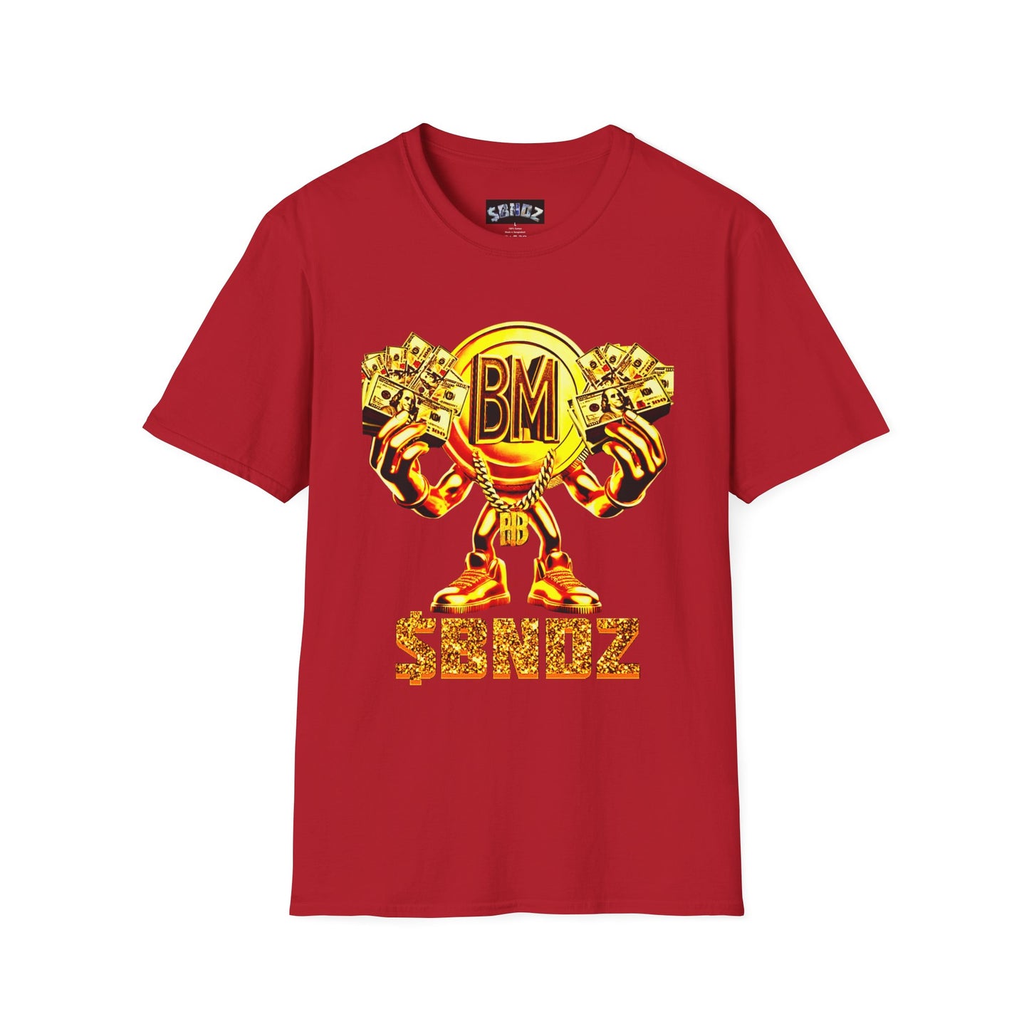 All Gold Band Man: Unisex Softstyle T-Shirt