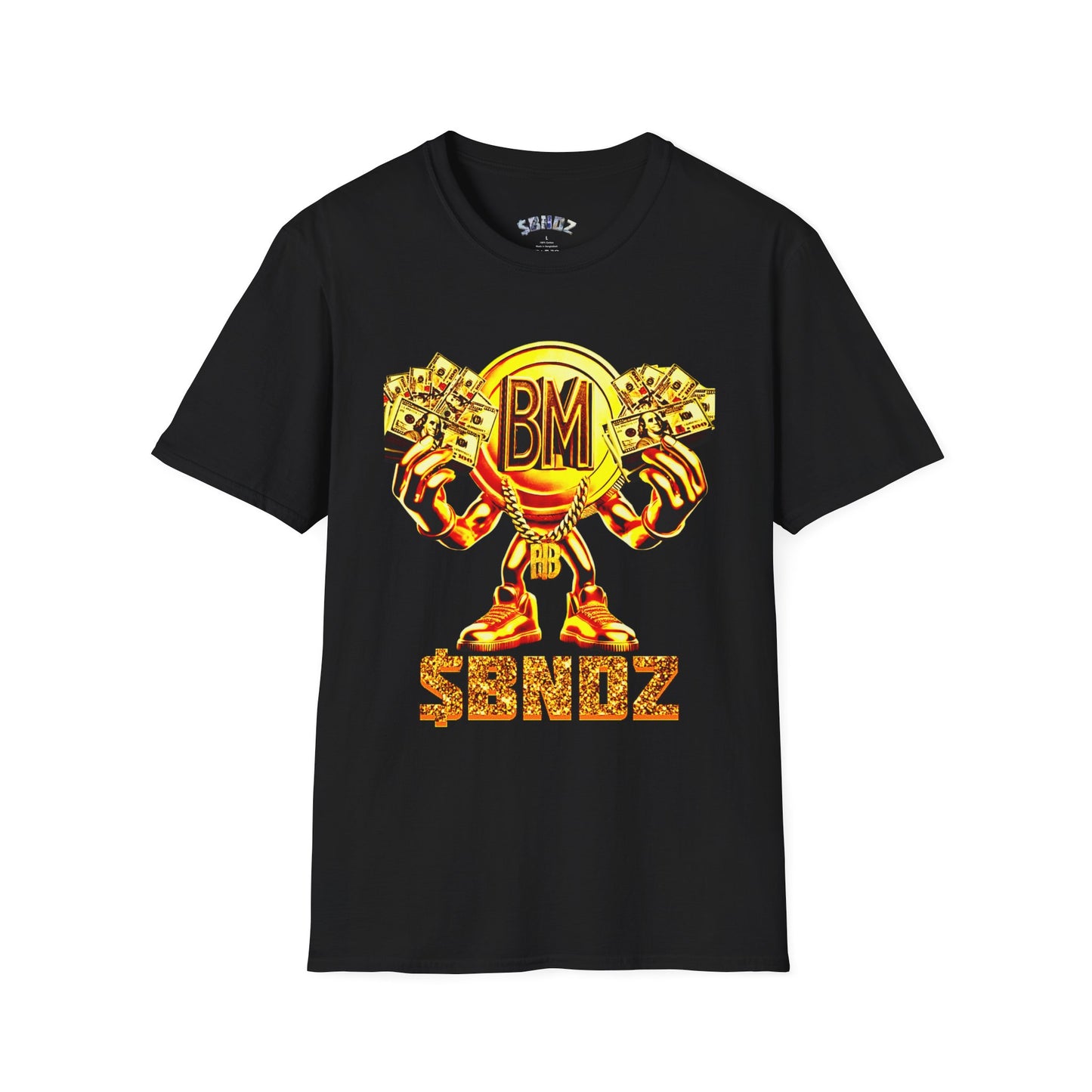 All Gold Band Man: Unisex Softstyle T-Shirt
