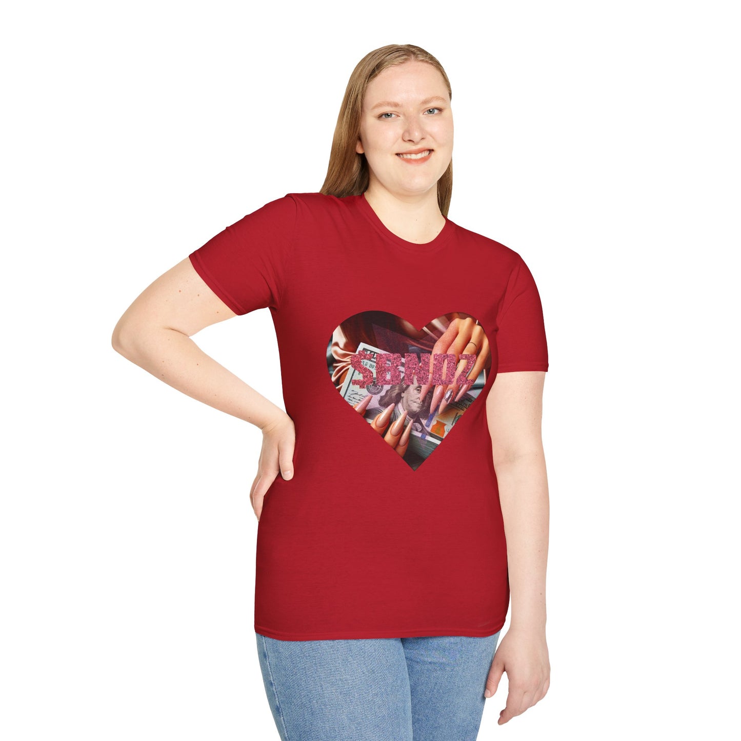 Lady $BNDZ T-Shirt - Heart Design