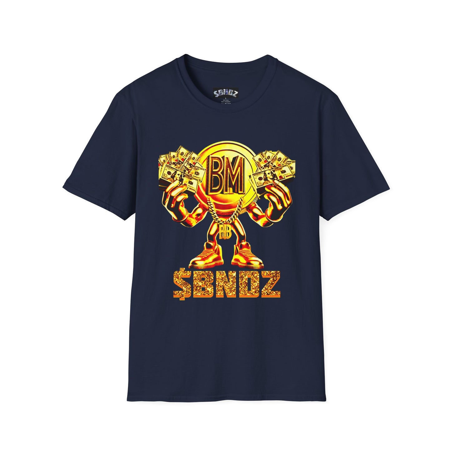 All Gold Band Man: Unisex Softstyle T-Shirt