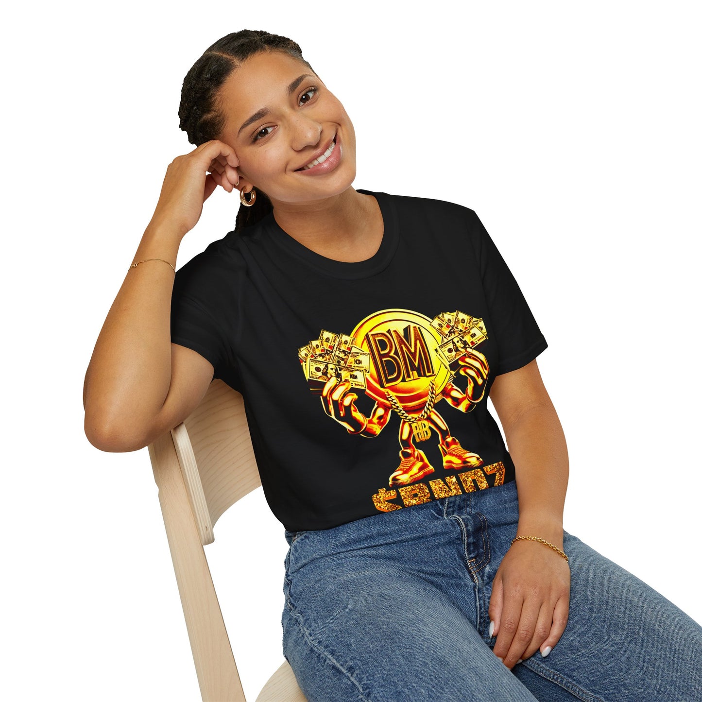 All Gold Band Man: Unisex Softstyle T-Shirt