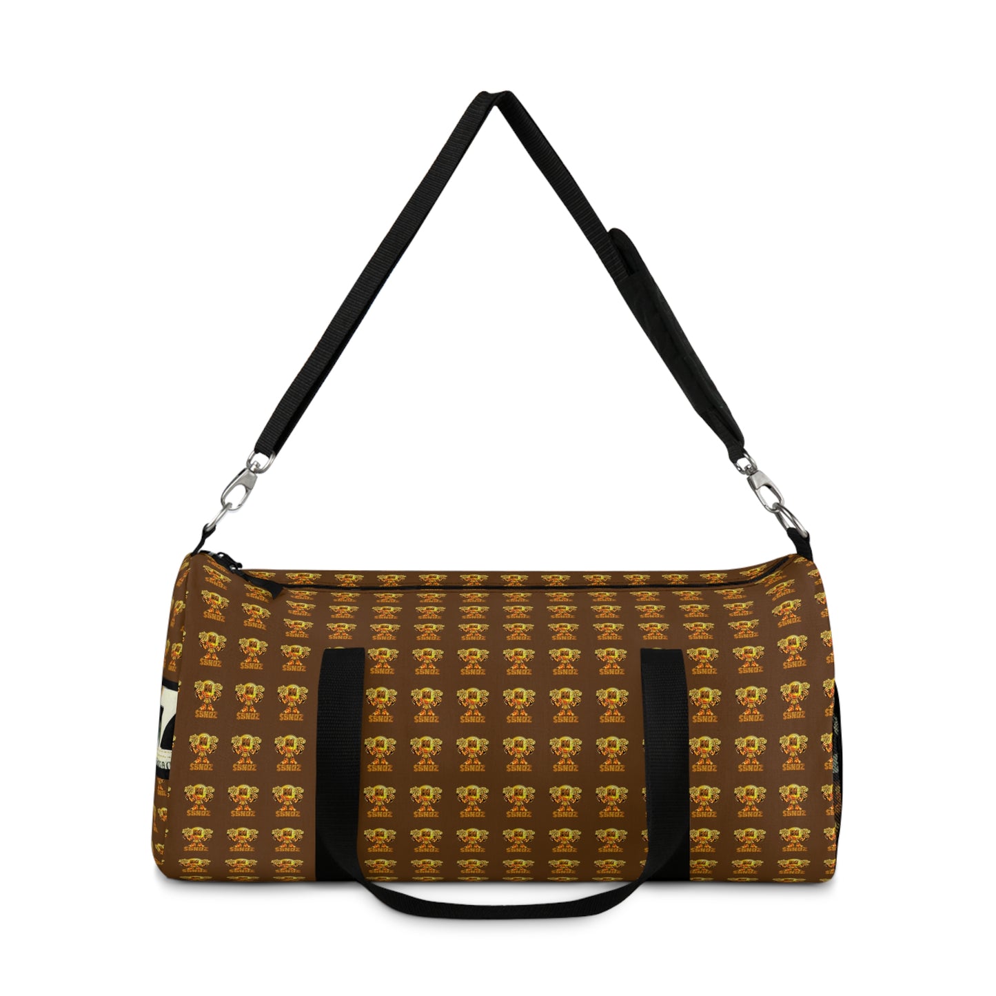 Vintage Crown Print Duffel Bag - Stylish Travel Companion