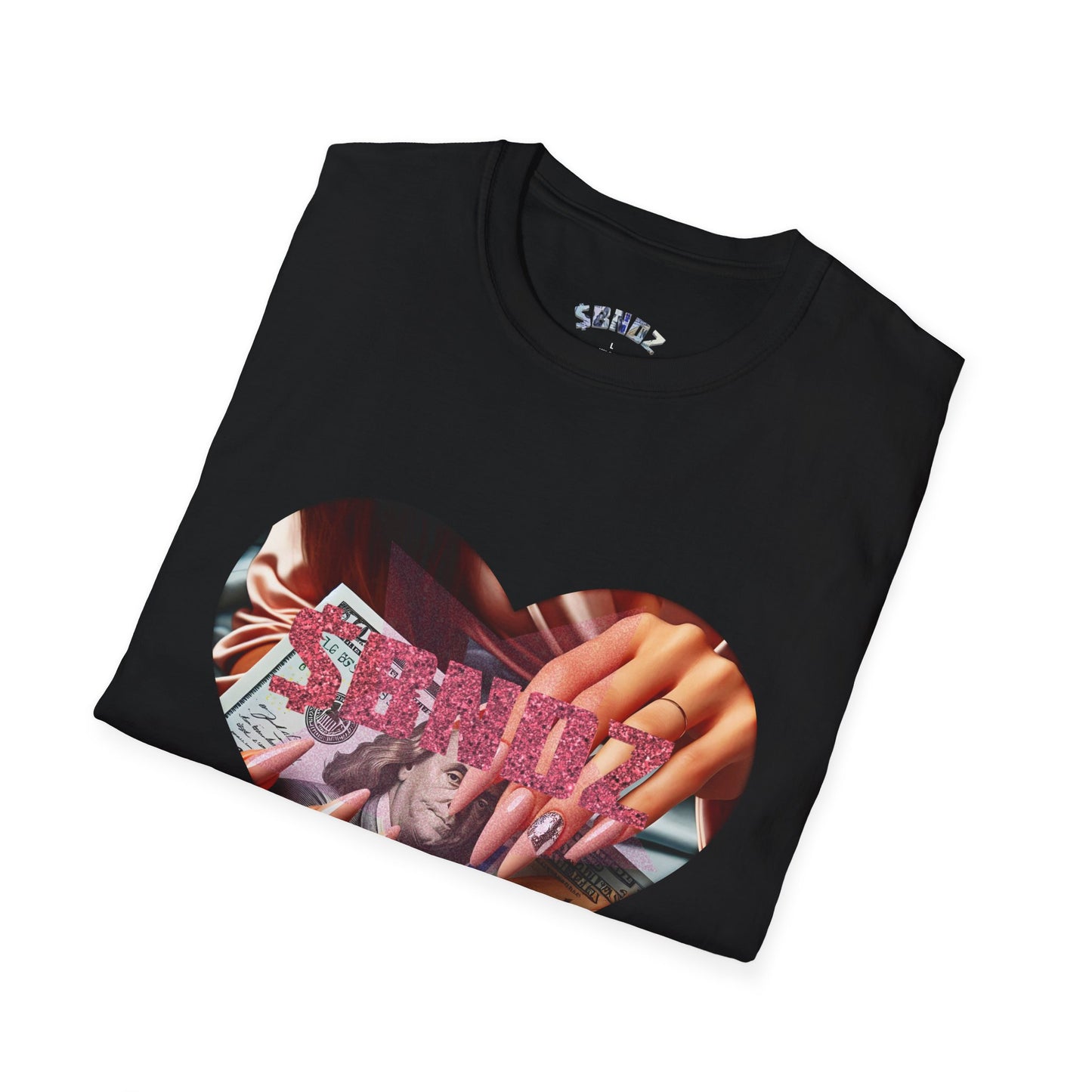 Lady $BNDZ T-Shirt - Heart Design