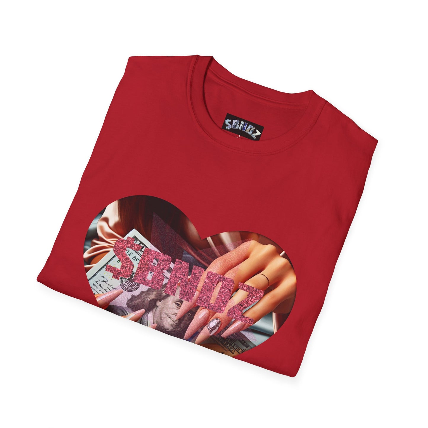 Lady $BNDZ T-Shirt - Heart Design