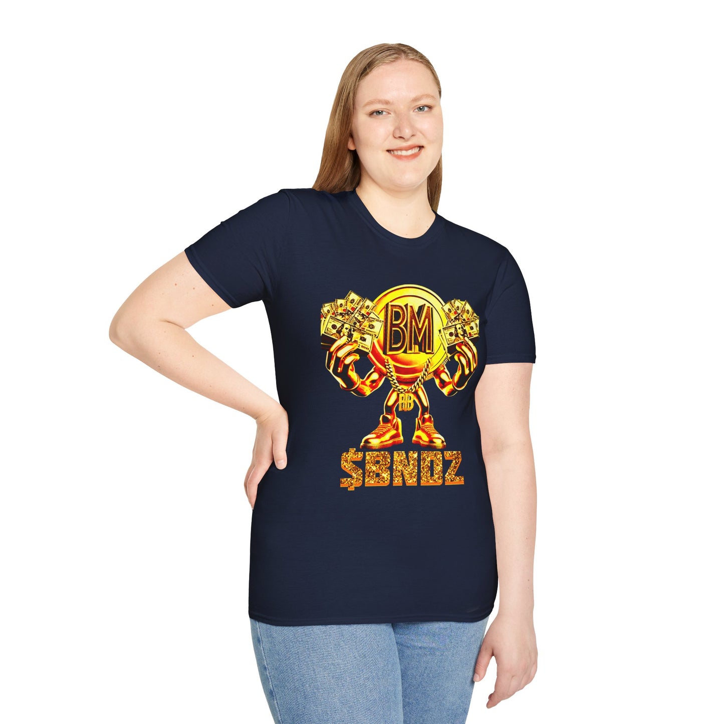 All Gold Band Man: Unisex Softstyle T-Shirt