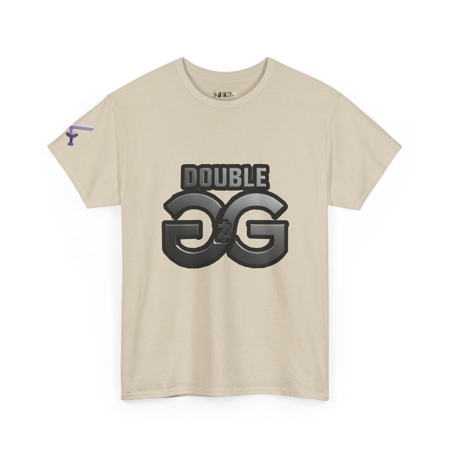 Double GG Unisex Heavy Cotton Tee - Stylish Graphic Tee for Everyday Wear