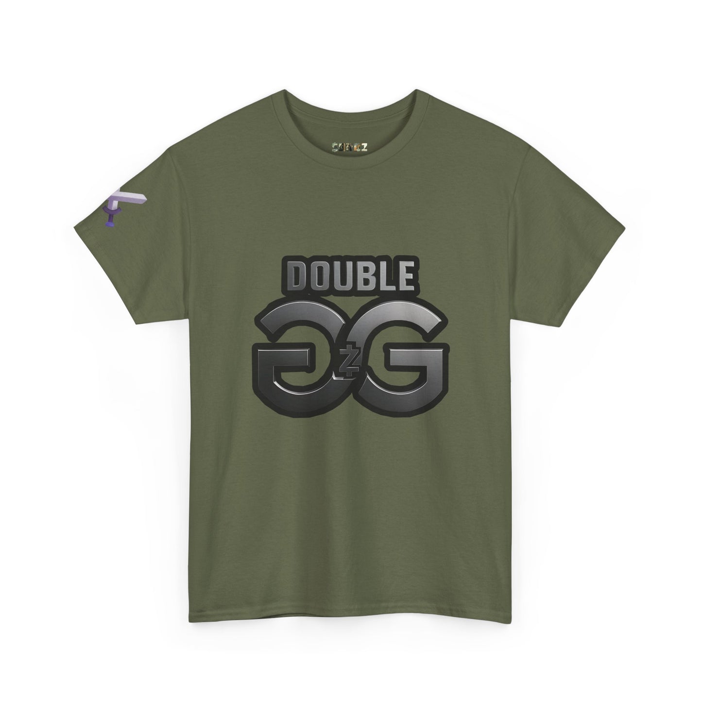 Double GG Unisex Heavy Cotton Tee - Stylish Graphic Tee for Everyday Wear