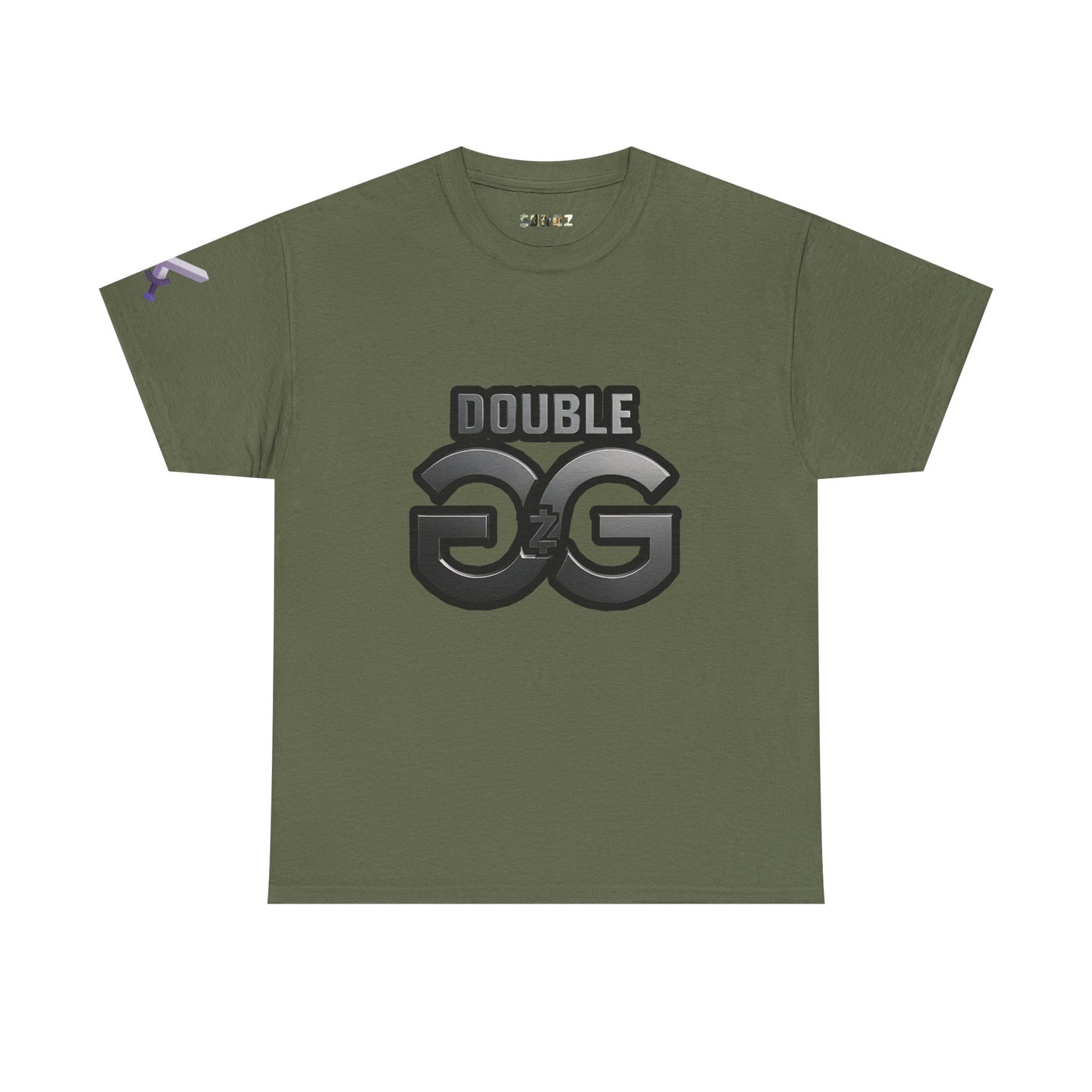Double GG Unisex Heavy Cotton Tee - Stylish Graphic Tee for Everyday Wear
