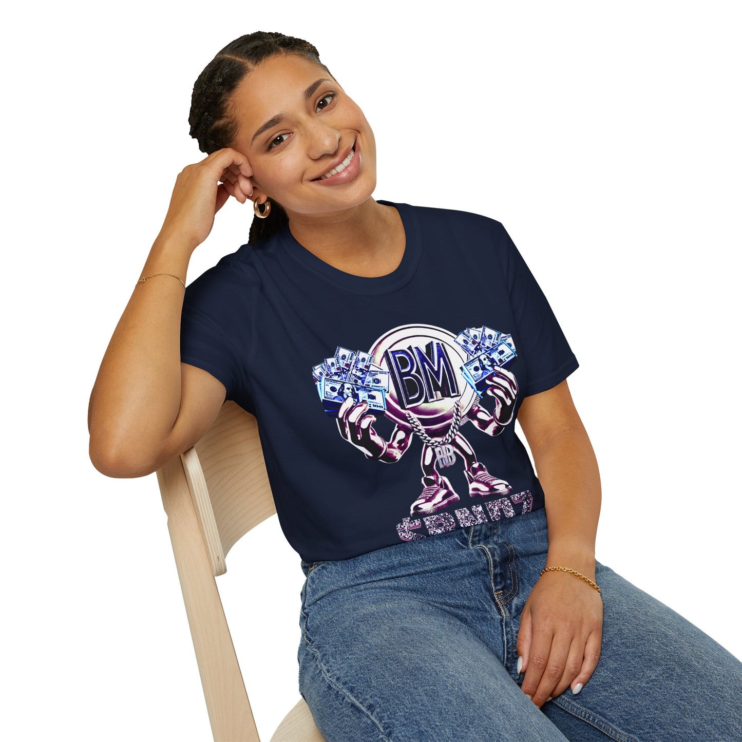 Blue Berry Band Man Unisex Soft style T-Shirt -