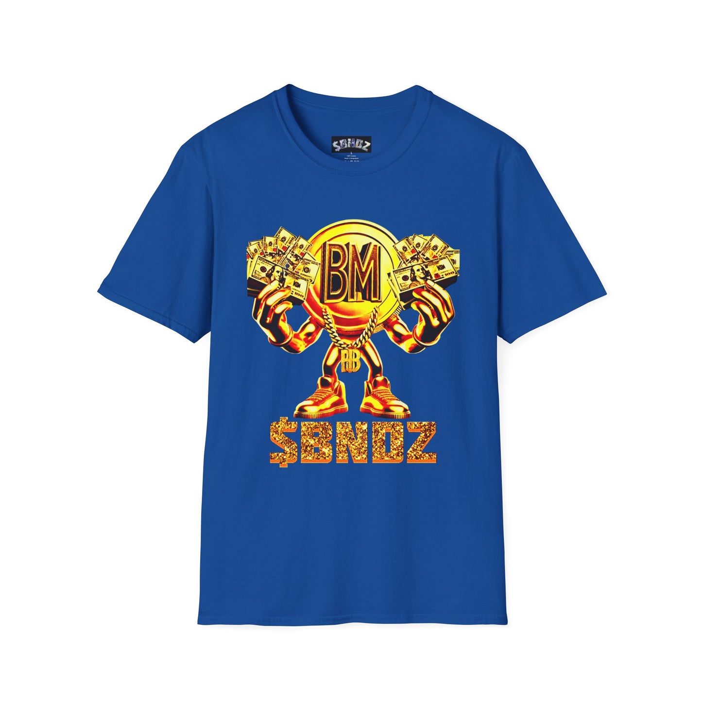 All Gold Band Man: Unisex Softstyle T-Shirt