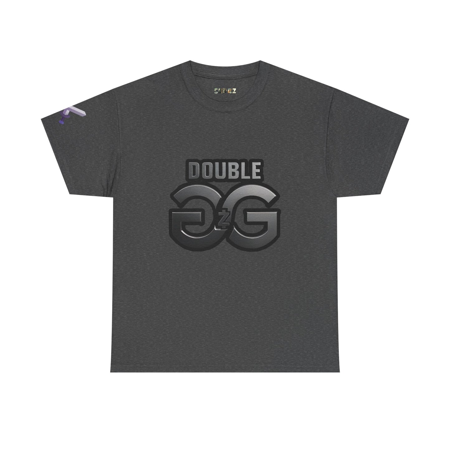 Double GG Unisex Heavy Cotton Tee - Stylish Graphic Tee for Everyday Wear