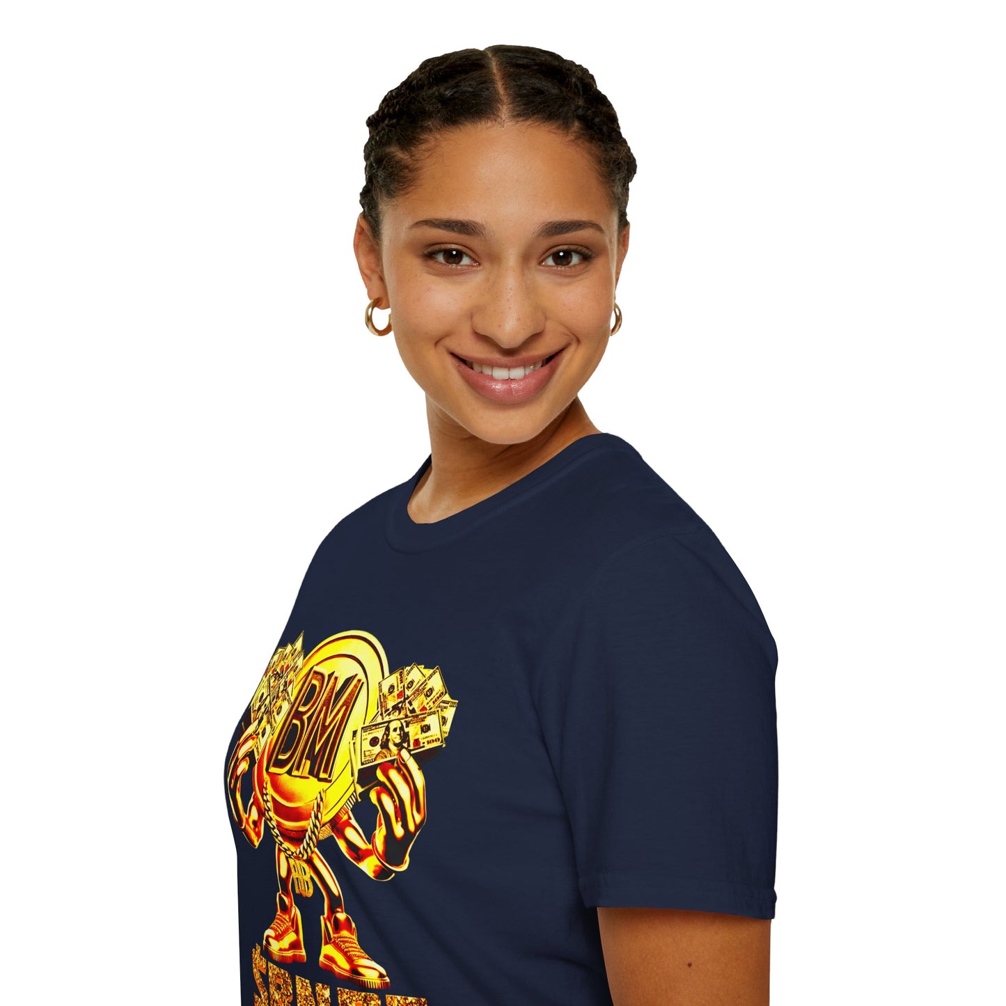 All Gold Band Man: Unisex Softstyle T-Shirt