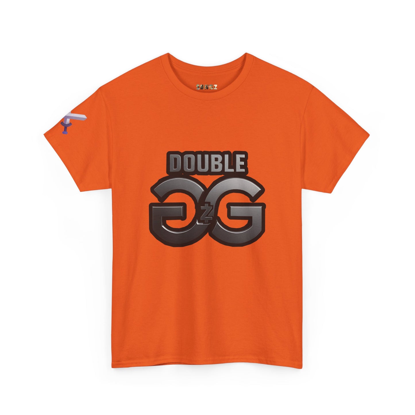 Double GG Unisex Heavy Cotton Tee - Stylish Graphic Tee for Everyday Wear