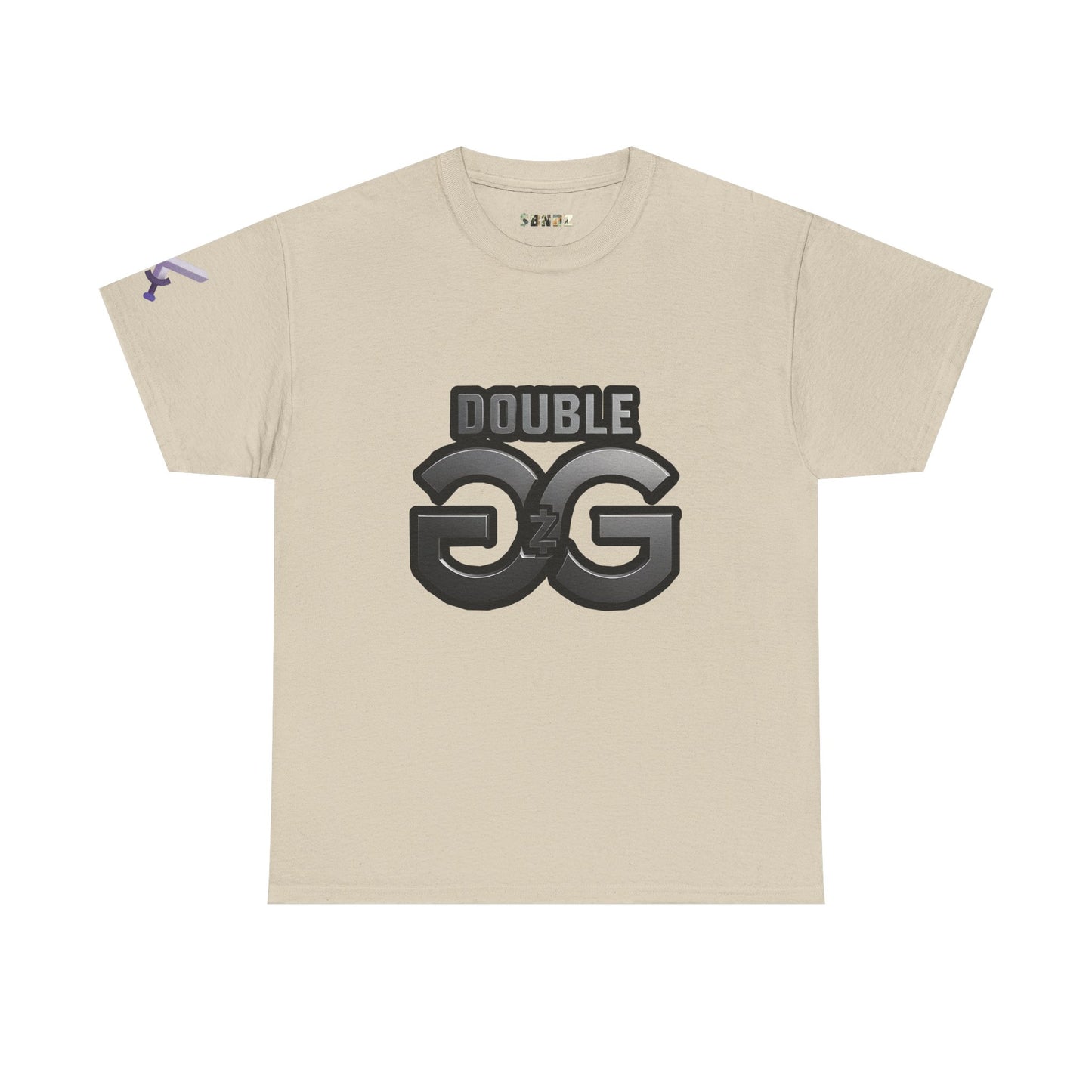 Double GG Unisex Heavy Cotton Tee - Stylish Graphic Tee for Everyday Wear