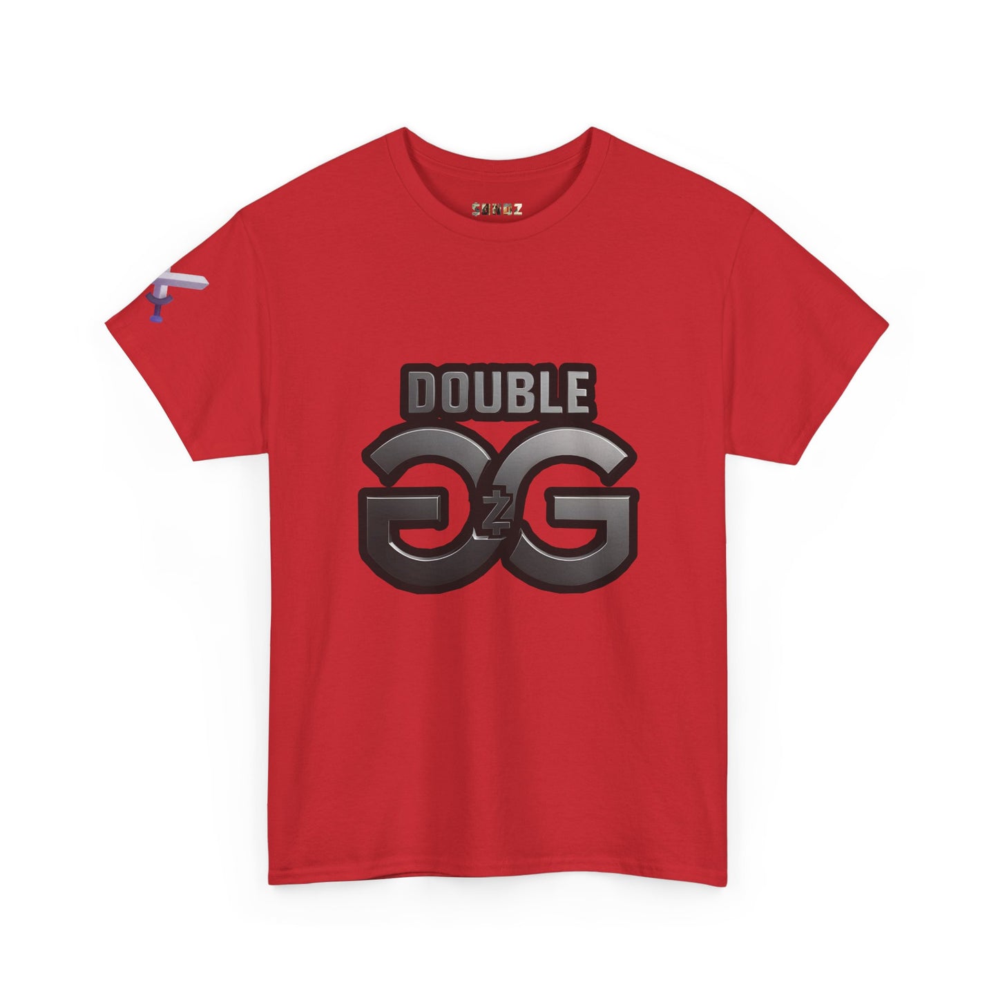 Double GG Unisex Heavy Cotton Tee - Stylish Graphic Tee for Everyday Wear