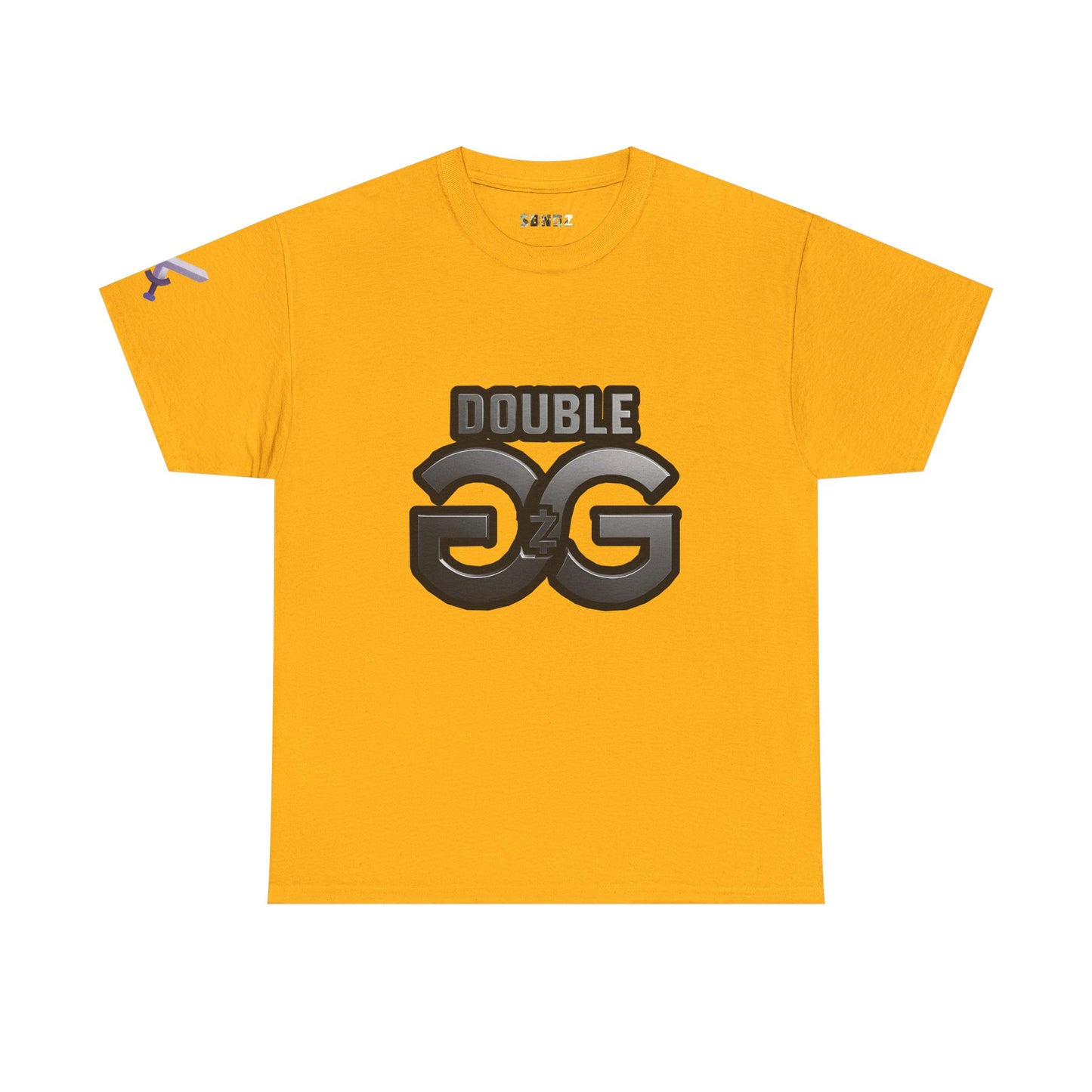 Double GG Unisex Heavy Cotton Tee - Stylish Graphic Tee for Everyday Wear