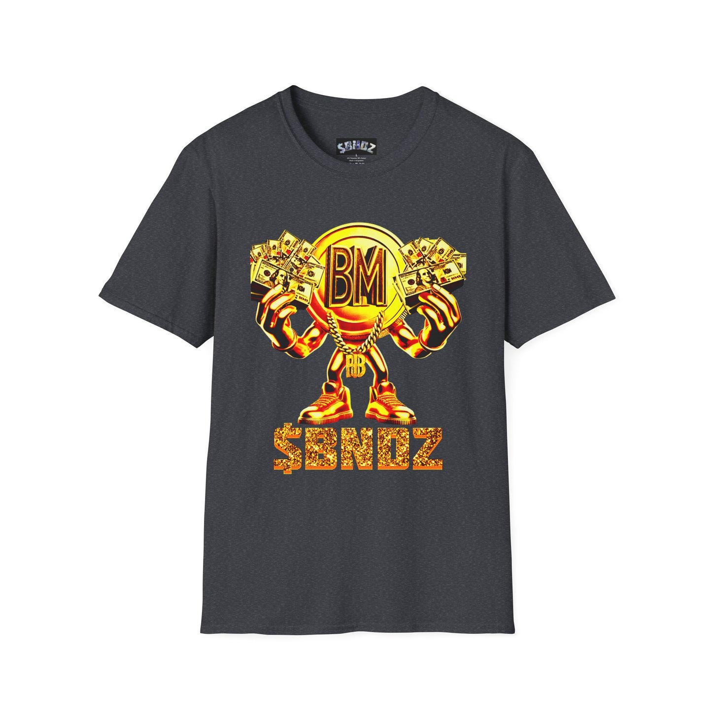 All Gold Band Man: Unisex Softstyle T-Shirt