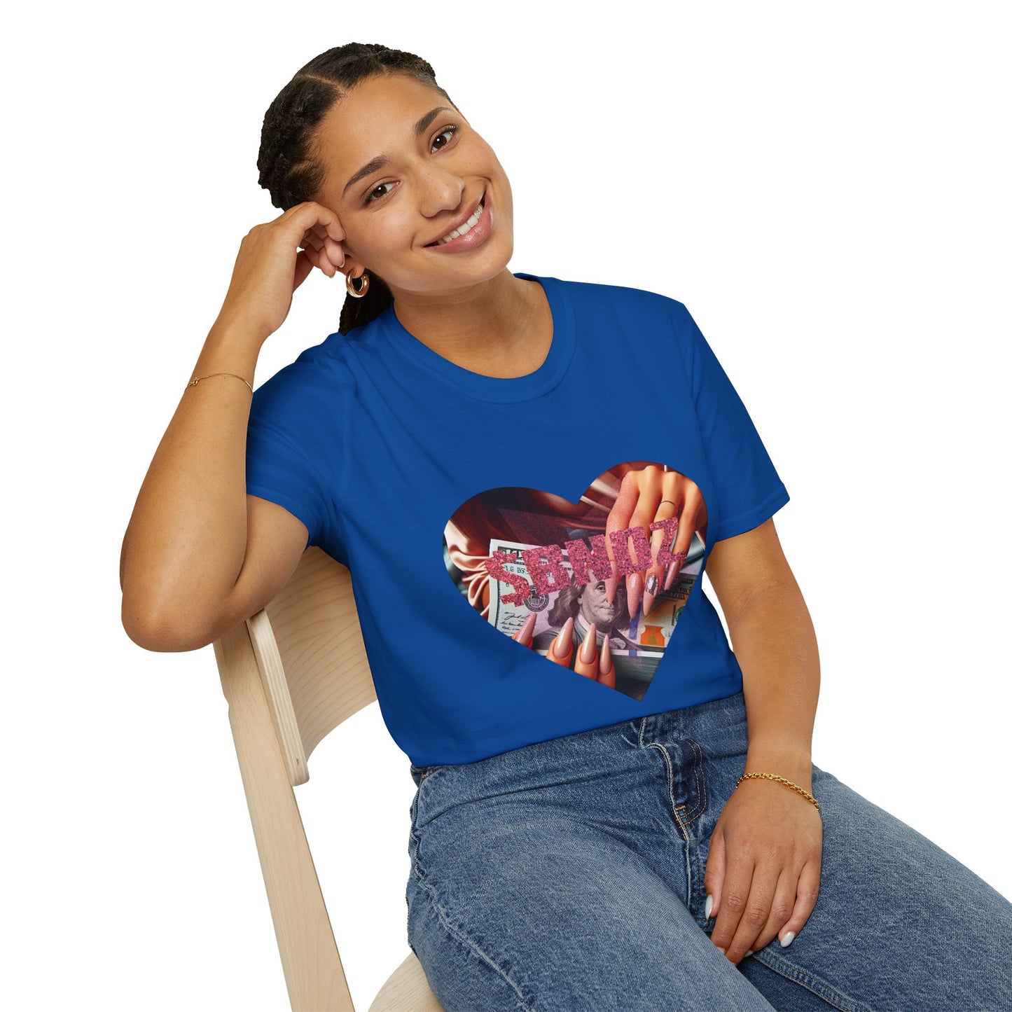Lady $BNDZ T-Shirt - Heart Design
