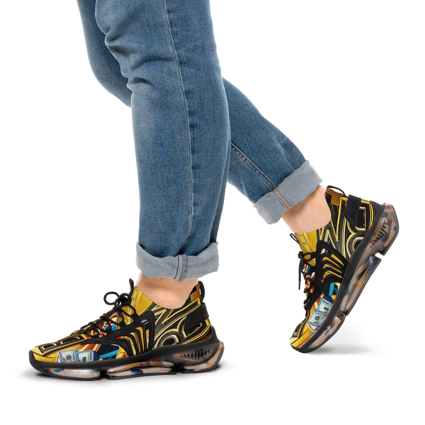 Vibrant Mesh Sneakers - Stylish & Comfortable Casual Footwear