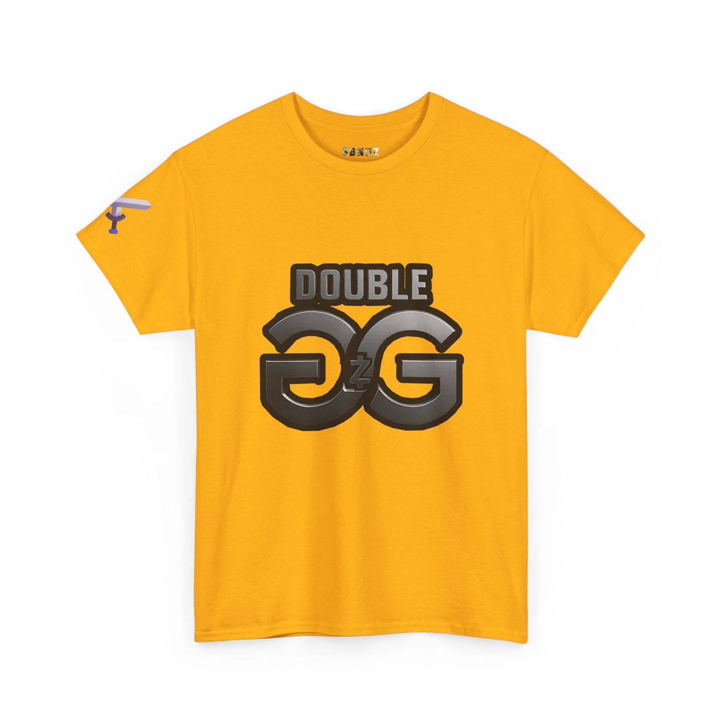Double GG Unisex Heavy Cotton Tee - Stylish Graphic Tee for Everyday Wear